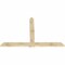 Ekena Millwork Eugene Rough Sawn Timber Gable Bracket, Douglas Fir, 84"W x 56"H x 2"D x 6"F, 16/12 Pitch GBW084X56X0206EUG00RDF - alternate 2